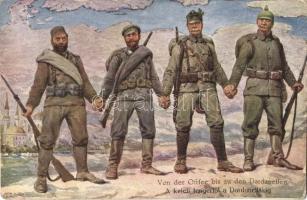 A keleti tengertől a Dardanellákig / Von der Ostsee bis zu den Dardanellen / WWI K.u.k. military, soldiers. B.K.W.I. 259-180. s: Emil Ranzenhofer (EK)