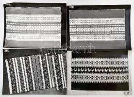 cca 1960 Szijjártó Pál (1920-2003): Különféle népművészeti 'szőttesekről', kézimunkákról k...