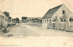1904 Galdovo Erdedsko (Sziszek, Sisak); utcakép / street view. Naklada tiskare Janka Dujaka (EK)