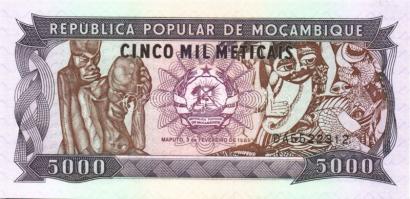 Mozambik 1989.2.3. 5000M T:I
