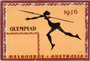 1956 Olympiad. Melbourne Australia. So. Stpl s: J. Rajko (EK)