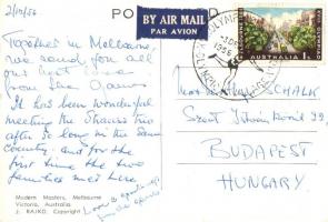 1956 Olympiad. Melbourne Australia. So. Stpl s: J. Rajko (EK)