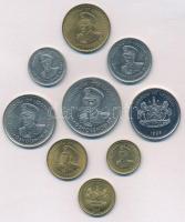 Lesotho 1979-1998. 1s-5M (9xklf) T:1-
Lesotho 1979-1988. 1 Sente - 5 Maloti (9xdiff) C:AU