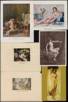 26 db erotikus fénykép, nyomat és illusztráció gyűjteménye
