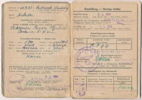 1944-45 Lengyel katona német és szovjet kiadású katonai okmányai / Polish soldier's German and ...