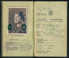 1940 Keményfedeles útlevél / Hungarian passport