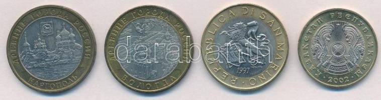 Vegyes: Kazahsztán 2002. 100T + Oroszország 2006-2007. 10R (2xklf) + San Marino 1997. 1000L T:1-
Mi...