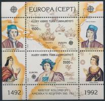 Europa CEPT 500th anniversary of America's discovery, Europa CEPT, Amerika felfedezésének 500. évfordulója blokk