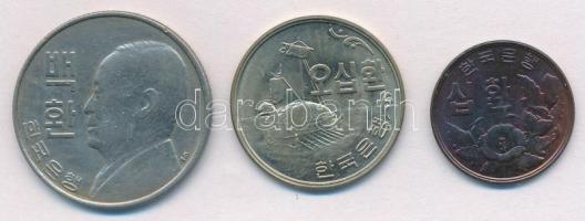 Dél-Kora 1959. 10H + 50H + 100H T:2
South Korea 1959. 10 Hwan + 50 Hwan + 100 Hwan C:XF