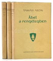 Tamási Áron: Ábel a rengetegben. I-III. Bp.,1960, Szépirodalmi Könyvkiadó. Kiadói egészvászon-kötés, kiadói papír védőborítóban.