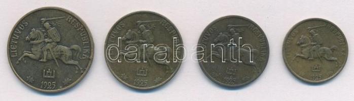 Litvánia 1925. 5c Al-Br + 10c Al-Br + 20c Al-Br + 50c Al-Br T:2
Lithuania 1925. 5 Centai Al-Br + 10...