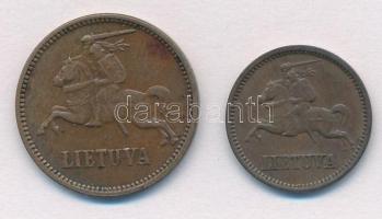 Litvánia 1936. 1c Br + 5c Br T:2
Lithuania 1936. 1 Centas Br + 5 Centai Br C:XF