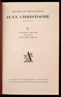 Romain Rolland: Jean-Christophe. I-X. kötet. Bp.,é.n., Athenaeum. Kiadói aranyozott egészvászon-köté...