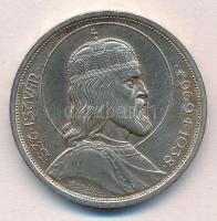 1938. 5P Ag "Szent István" T:1-,2 patina Adamo P8.1