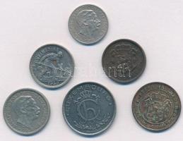 Luxemburg 1901-1946. 2 1/2c-1Fr (6xklf) T:2
Luxembourg 1901-1946. 2 1/2 Centimes - 1 Franc (6xdiff)...