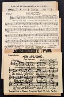 Kis vegyes papírrégiség tétel: nyomtatványok, iratok, levelek, stb., átnézésre érdemes anyag