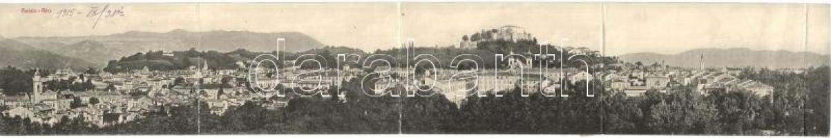 Gorizia, Görz, Gorica; 4-tiled panoramacard (fa)