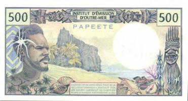 Tahiti/Papeete 1985. 500Fr Sign.5 T:I
