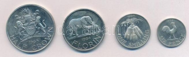Malawi 1964. 6p-1/2C (4xklf) T:1- (eredetileg PP)
Malawi 1964. 6 Pence - 1/2 Crown (4xdiff) C:AU (o...