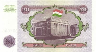 Tadzsikisztán 1994. 1R, 5R, 20R T:I