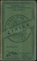 Dr. Somló Bódog: Ethika. Stampfel-féle Tudományos Zseb-könyvtár 59. Pozsony-Bp., 1900, Stampfel Károly. Kiadói papírkötés, kissé kopottas borítóval.