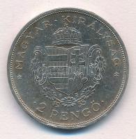 1935. 2P Ag "Rákóczi" T:2 kis patina, ph. 
Adamo P7.2