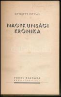 Győrffy István: Nagykunsági krónika. Egészoldalas fekete-fehér illusztrációkkal. Bp.,1941, Turul. Ki...