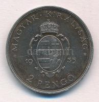 1935. 2P Ag "Pázmány" T:2 patina, ph.
Adamo P7
