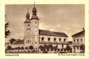 4 db RÉGI városképes lap: Nagybecskerek, Nagyszeben, Székelyudvarhely / 4 pre-1945 town-view postcards: Transylvanian cities