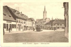 4 db RÉGI városképes lap: Nagybecskerek, Nagyszeben, Székelyudvarhely / 4 pre-1945 town-view postcar...