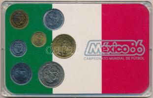 Mexikó 1987-1988. 5P-500P (7xklf) forgalmi pénzek tokban T:1,1-
Mexico 1987-1988. 5 Pesos - 500 Pes...