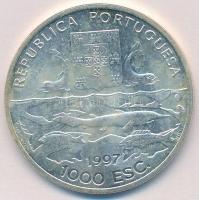 Portugália 1997. 1000E Ag "A portugál óceáni expedíció 100. évfordulója" T:1,1-
Portugal ...