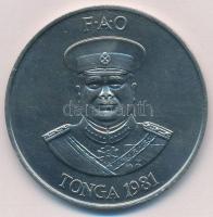 Tonga 1975. 2P Cu-Ni "F.A.O. - Malacok, csirkék és borjú" T:1,1-
Tonga 1975. 2 Pa'an...