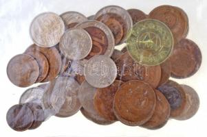 Szovjetunió ~1960-1980. 64db-os vegyes, legikább kopejka tétel T:2 Soviet Union ~1960-1980. 64pcs of various coins, mainly kopeks C:XF