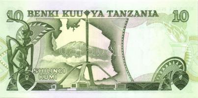 Tanzánia 1977-78. 10Sh, 20Sh, 100Sh Sign.6 komplett sor T:I