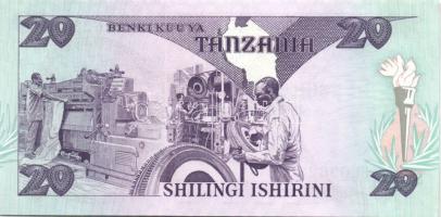 Tanzánia 1986. 20Sh, 50Sh, 100Sh komplett sor! T:I