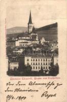 1900 Lőcse, Levoca; templom / church (fa)