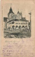 1901 Lőcse, Levoca; városház / town hall (EK)