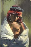 Etude académiwue orientale Serie I. No 742. / Arabian folklore, nude woman