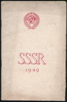 1949 Szovjetunió. Budapesti nemzetközi kiállítás, ismertető füzet, tűzött papírkötésben