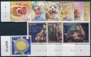 2007-2009 2 set + 1 stamp, 2007-2009 2 klf sor + 1 önálló érték