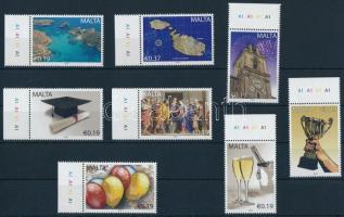 Üdvözlőbélyeg ívszéli sor, Greeting stamp margin set