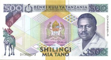 Tanzánia 1989. 500Sh Sign.8 T:I