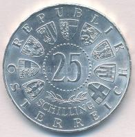 Ausztria 1957. 25Sch Ag "800 éves a Mariazelli kegytemplom" T:1-,2 
Austria 1957. 25 Schi...