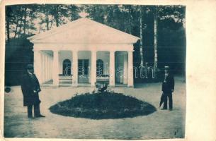 ~1900 Szliács, Sliac; Kápolna / chapel. photo glued on postcard (EK)