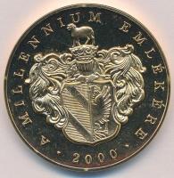 2000. "A Millennium Emlékére / Szent István és Boldog Gizella szobra - Szeged 1996" aranyo...