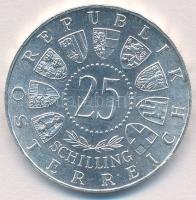 Ausztria 1962. 25Sch Ag "Anton Bruckner" T:1-,2 
Austria 1962. 25 Schilling Ag "Anto...