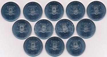 Szomália 2000. 10Sh Ni-acél "Kínai Asztrológiai jegyek" (12xklf) T:1,1-
Somalia 2000. 10 ...