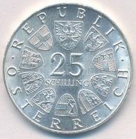 Ausztria 1968. 25Sch Ag "300 éve született von Hildebrandt" T:1-
Austria 1968. 25 Schilli...