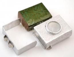 Korán. Minikönyv, javított papírkötésben, díszes fém tokban, beépített nagyítóval